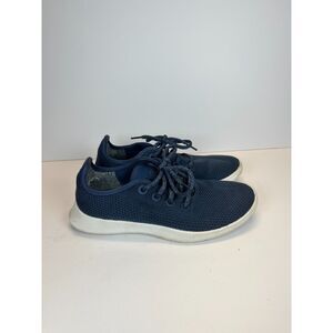 Allbirds Women's Tree Runner Size 8 Blue Sneakers Shoes Lace Up Low Top EUC